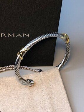 David Yurman sterling silver bracelet-8